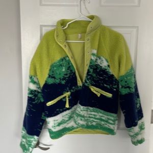 Free people Movement Printed Fleece Jacket